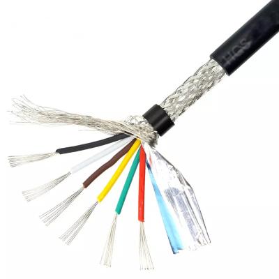 China Electric appliance Shielded Silicone Wire 2-Core 3-Core 4-Core To 5-Core Cable Multi-Core Data Connection Power Signal Control Signal Line for sale