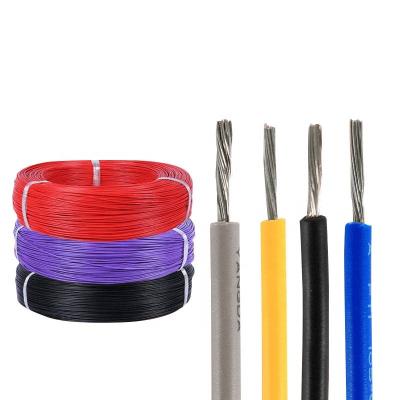 China Home appliances wire electr cable heat wire for floor UL3265 150V 125degree 24AWG black white and green for home appliance for sale