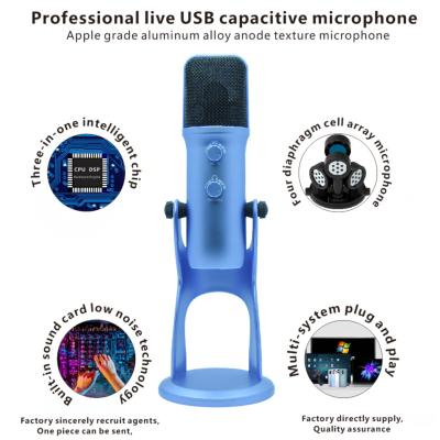 China USB Microphone UTTA U800 Professional Live Capacitive Microphone, Suitable for Karaoke, Games, Recording, Dubbing, Network Class, Broadcast for sale