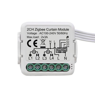 China 2 Channel ZigBee Curtain Module XJ-Zigbee-C02 for sale