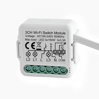 China XJ-WIFI-03 3 Channel WiFi Switch Module for sale