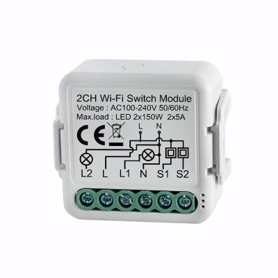 China Two Way WiFi Zero Fire Switch XJ-WIFI-02 for sale