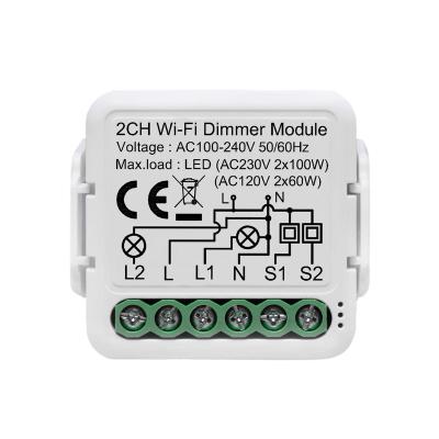 China 2 Channel WiFi Dimmer XJ-WIFI-D02 for sale