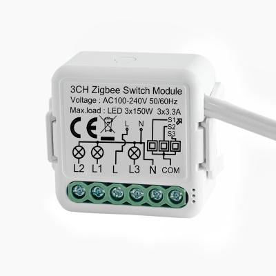 China 3 Channel Zigbee Switch Module XJ-Zigbee-03 for sale