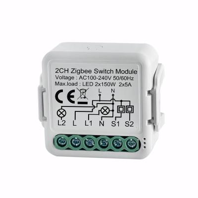 China 2 Channel ZigBee Switch Module XJ-Zigbee-02 for sale