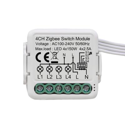 China 4 Channel Zigbee Switch Module XJ-Zigbee-04 for sale