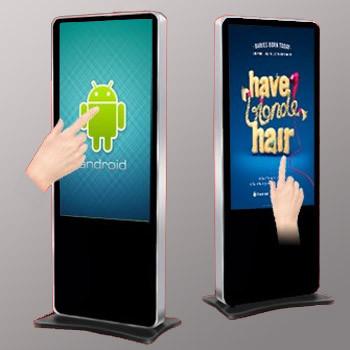 China Floor standing touch panel Interactive Digital Signage With embedded PC for sale