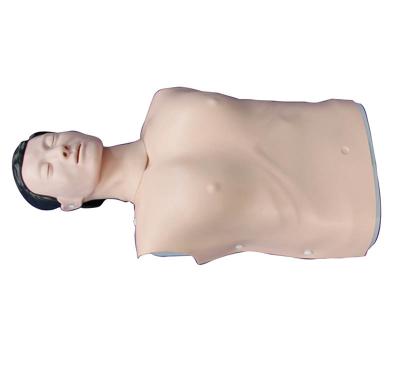 China CPR Training Model Educational CPR Mannequin Half Body CPR Artificial Respiration Training Model (Male) for sale