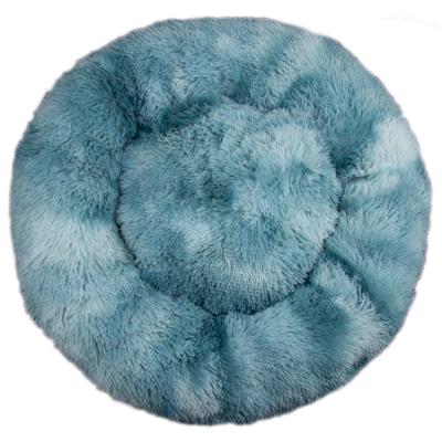 China Jhome Breathable Pampers 120cm RTS XXXLarge Waterproof Fluffy Soothing Luxury Dog Bed Donut Ultra Soft Luxury Faux Fur Dog Bed Washable For Pet for sale