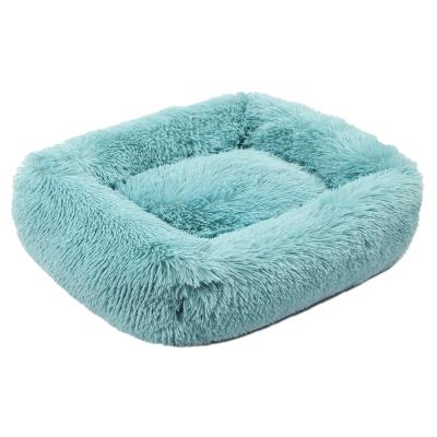 China Jhome Breathable Pampers 110*90cm Dropshipping XXLarge Anti-Slip Rectangle Luxury Fluffy Pet Bed Eco-Friendly Oblong Pet Bed for sale