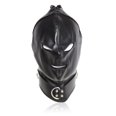 China CIVET BDSM Factory CIVET BDSM Factory Bondage Hood Leather Hood Leather Hood Eye Mask Bondage Fetish Mask BDSM-Gear Leather Bondage Restraints for sale