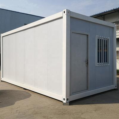 China 100% Wateproof Lightweight Soundproof Flat-pack 20ft Container House 20ft Flat Pack Container Homes Detachable for sale