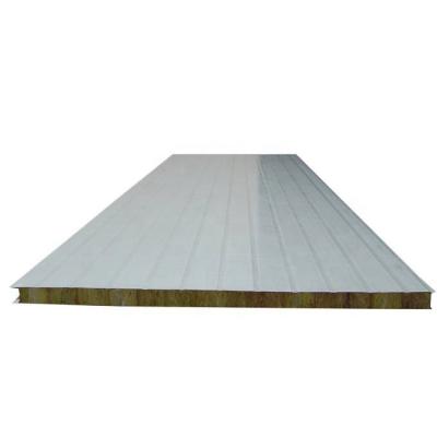 China Modern high quality hot ship insulated rock wool sandwich panel on sale rock wool sandwich panel wall Turkey for sale