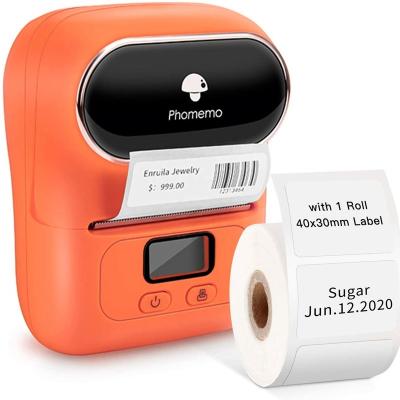 China Phomemo M110 Mini Portable Thermal Label Printer ABS+Metal Multifunction Self Adhesive Sticker Label Maker Machine for Office Clothes Label for sale