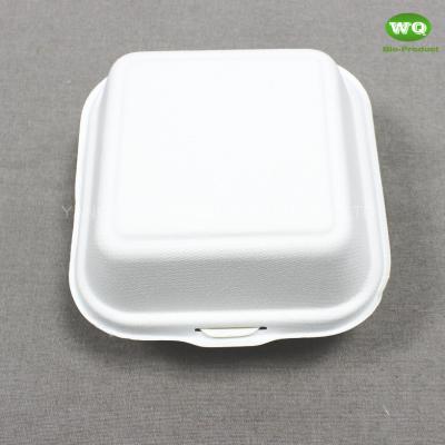 China 6 Inch (547ml) Biodegredable Sugarcane Clashmell -High Quality100% Biodegradable Compostable Food Box Wholesale Online for sale