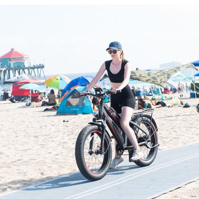 China Aluminum alloy top selling hub motor 750W fat tire electric bike for wholesale mountain ebike beach e bicycle for sale