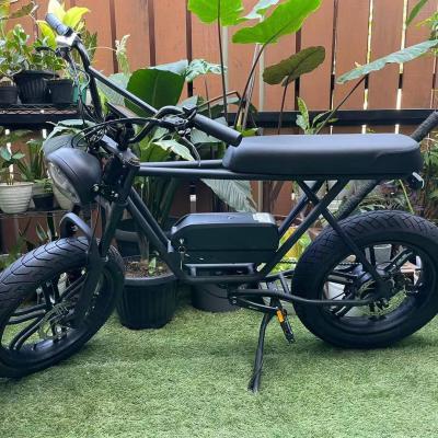 China Aluminum Alloy Fat Bike Retro Fat City Hunter Super Electric Bike with fat tires elektrische fiets for sale