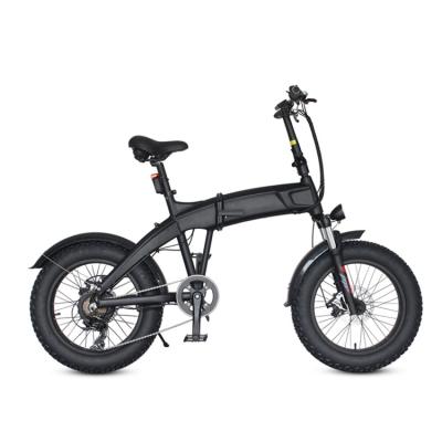 China Aluminum Battery Folding Dynavolt 2 Wheel 48V 8Ah Electric Bicycle for sale