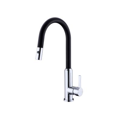 China Sense Faucets 2022 Smart Sensor Fancy Free Spring Copper Matte Black Pull Out Sink Kitchen Laundry Mixers Faucet for sale