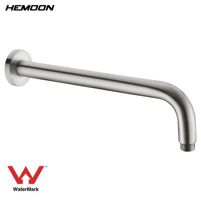 China Without Diverter Bath Shower Accessories Brushed Nickel Wall Mounted Round Shower Arm Bathroom without Diverter L Shape for sale