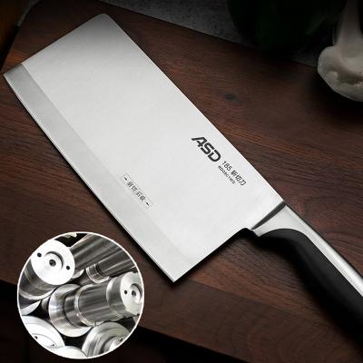 China Durable Heavy Duty Stainless Steel Bone Cutting Slaughter Chopper Butcher Cleaver Knife for sale