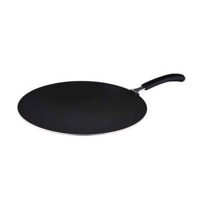 China Large Sustainable Custom Aluminum Pancake Pancake Maker Non Stick Tawa Pie Pancake Pan Round for sale