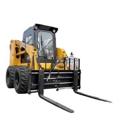 China 0.4cubic Bucket Capacity Compact Diesel Wheeled Skid Steer Loader Hydraulic Transmission for sale