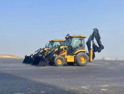 China Übergroße Ladegeräte 2500 kg Teleskoplader 388 Frontendlader Backhoe-Lader zu verkaufen