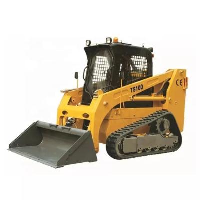 China Ts125 Mini Crawler Skid Steer Loader mit optionalem Schnellanschluss und Radlaufmodus zu verkaufen