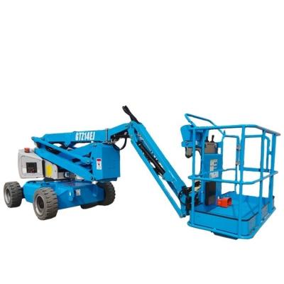 China 14m 18m 20m Articulating Electric Boom Lifts with Auto Hydraulic Transmission Best Choice for sale