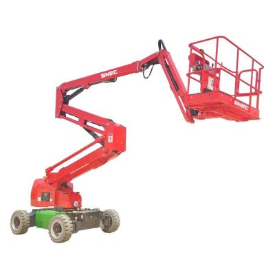 China Solid Tyre Articulated Boom Lift 14m 18m 20m for Heavy-Duty Applications for sale