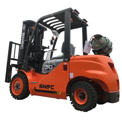 China LP Gas Engine 2ton 2.5ton 3ton 3.5ton Duel Fuel Gas Gasoline Forklift with LED Light Options for sale