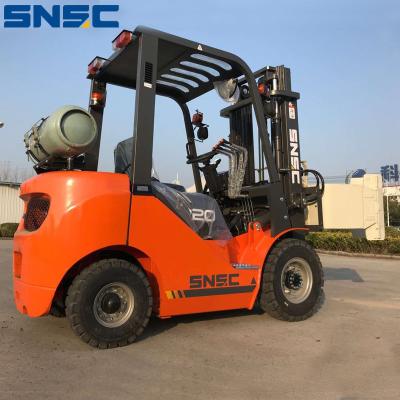 China FL20 Propane Forklift 2 Ton Lp Gas Gasoline Forklift for Natural Gas Load Center 500mm for sale