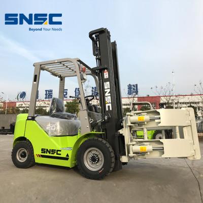 China Surinam Diesel Snsc 2ton Paper Roll Forklift with Customized Request and Fuel Option for sale