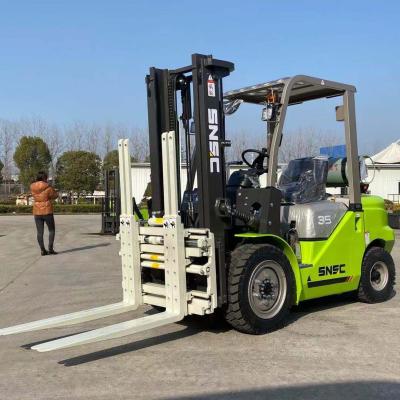 China Warehouse Forklift Machine with Fork Size 1070*125*50mm and Overhead Guard Height 2090mm for sale