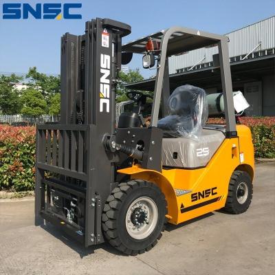 China Container Forklift 2.5 Ton Gas LPG Forklift Truck with Lift Height 3000-7000mm for sale