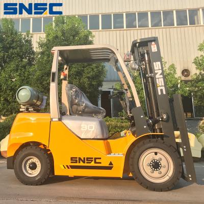 China 3m To 7m Reach 3 Ton LPG Gas Forklift With Automatic Transmission And Optional Engine From Japan for sale