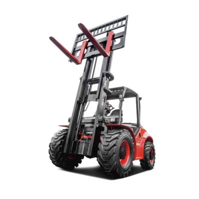 China Snsc 3ton 3.5ton 5ton 2WD 4WD Rough Terrain Forklift for Overhead Guard Height 2350mm for sale