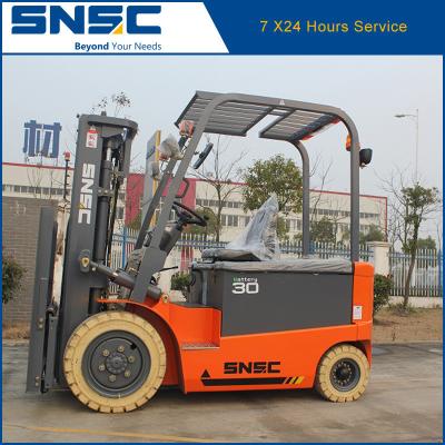 China Customized Request Battery Electric Motor 3ton Load Snsc Forklift from Shanghai Shineng for sale