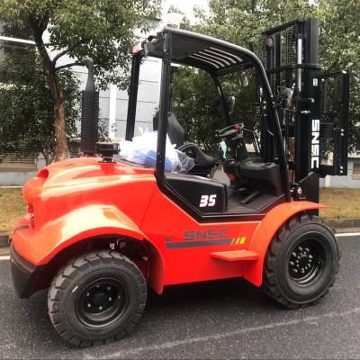 China Articulated Forklift Rough Terrain 3ton 3.5ton 4ton 5ton  Rough Terrain Forklift for sale