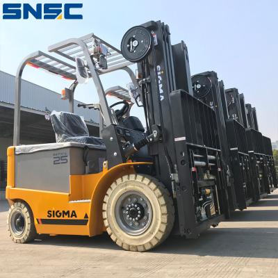 China Heavy Forklift 2.5ton Small Electric Lifter Forklift Truck with USA Curtis Controller for sale