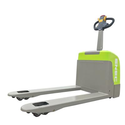 China Warehouse 1.5ton Lithium Battery Electric Pallet Jack / Powered Pallet Truck for sale