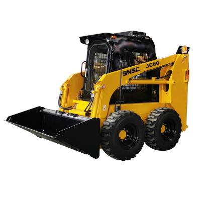 China Multi-functional Hydraulic Track Wheel Skid Steer Loader with 0.4cbm Bucket Capacity for sale