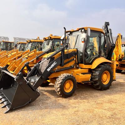 China Mexico Market SNSC 388 Backhoe Loader Excavator 2740mm Bucket Dumping Height 75 KW Power for sale