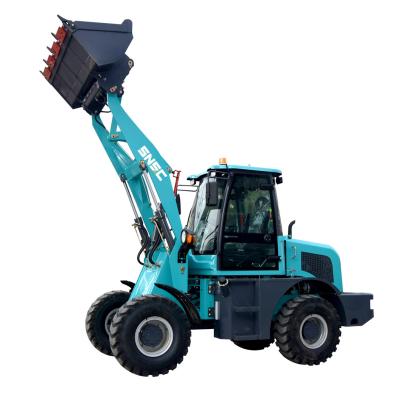 China 42KW 4 Wheel Drive Mini 1.6 Ton Wheel Loader for Agricultural Dimension 5020mm*1860mm*2680mm for sale