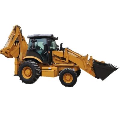 China 37KW 388H TW890 4 Wheel 580 Farms Core Motor Gearbox PLC World 4WD Excavator Loader Mini Tractor Backhoe for sale