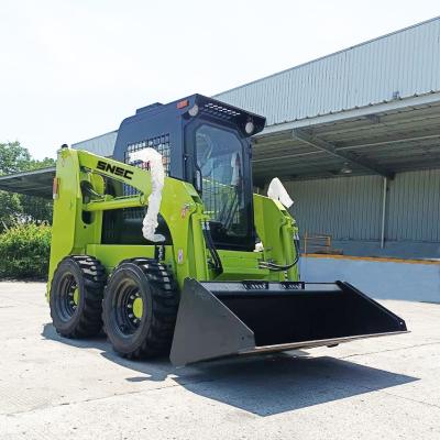 China SNSC Mini Tractor Backhoe Steer Loader 2700kg Capacity and 2380mm Dumping Height for sale