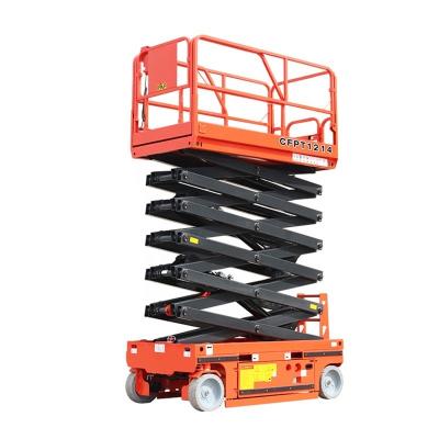 China Durable Electric Scissor Lifts 230KG 320KG 450KG 500KG with Customized Control Method for sale