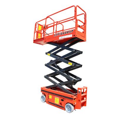 China Self propelled Electric Aerial Work Mobile Scissor Lift 4m 6m 8m Height With CE Certification for sale