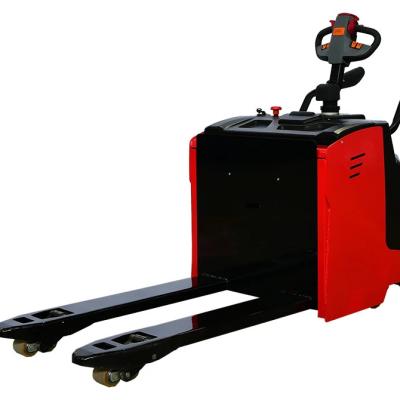 China 3Ton Electric Pallet Stacker Truck With Lithium Battery Option And Full Free Mast Customized for sale